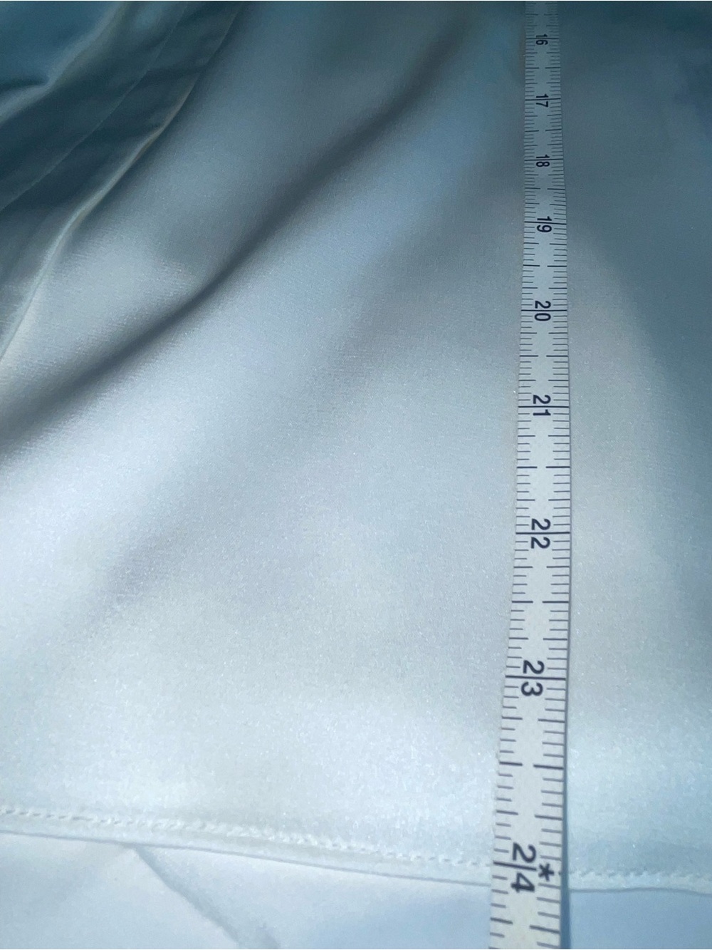 Tahari White Satin Blouse S - Picture 7 of 8